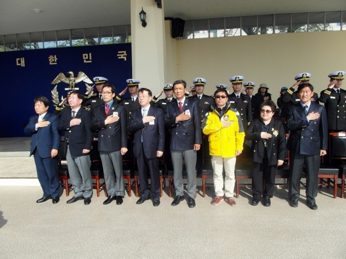 제17회 해군참모총장배 전국요트대회 폐회식 현장