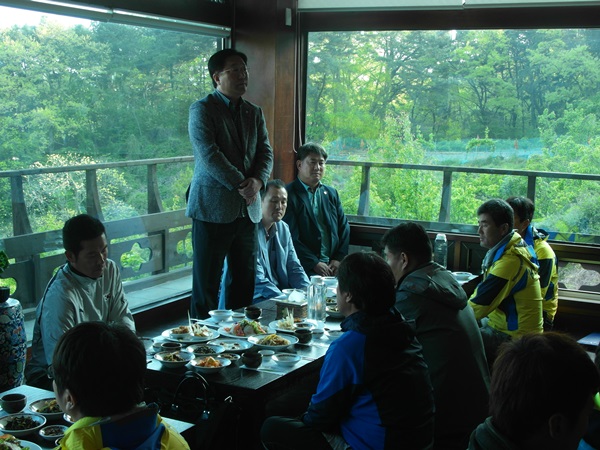 대한요트협회 정달식 수석부회장님 국가대표팀 격려