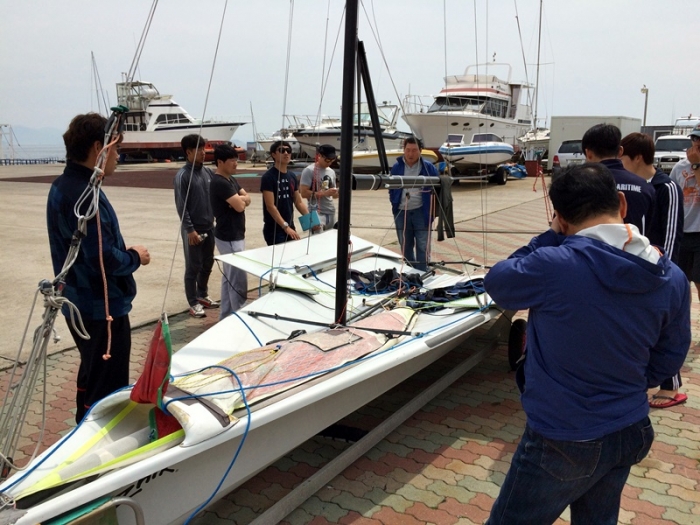 외국인코치와 함께하는 49er 합동훈련 종료