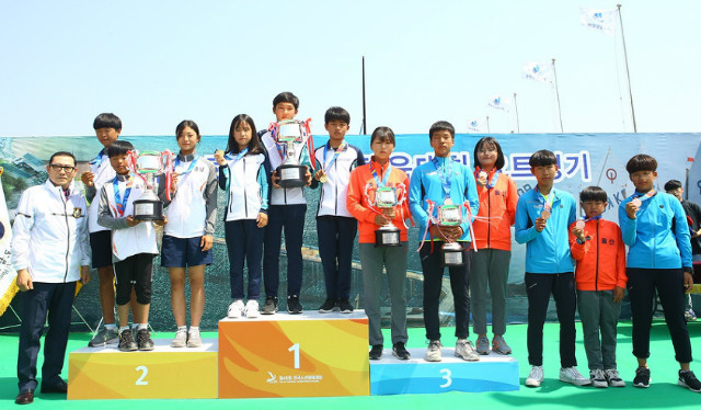 제46회 전국소년체육대회 요트경기 종료