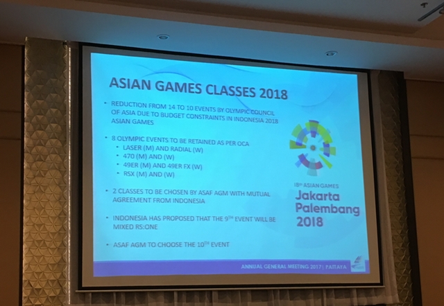 2017 아시아요트연맹 총회 결과