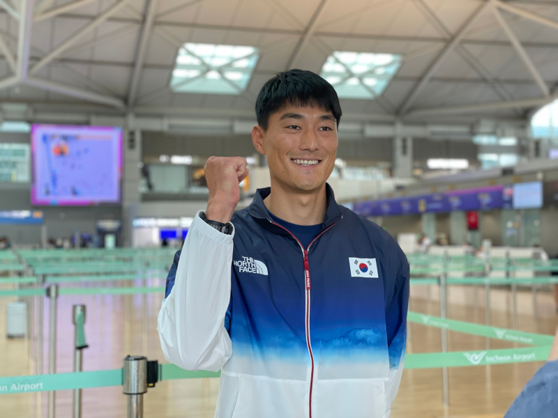 국가대표 하지민 선수, 파리올림픽을 위해 출국!